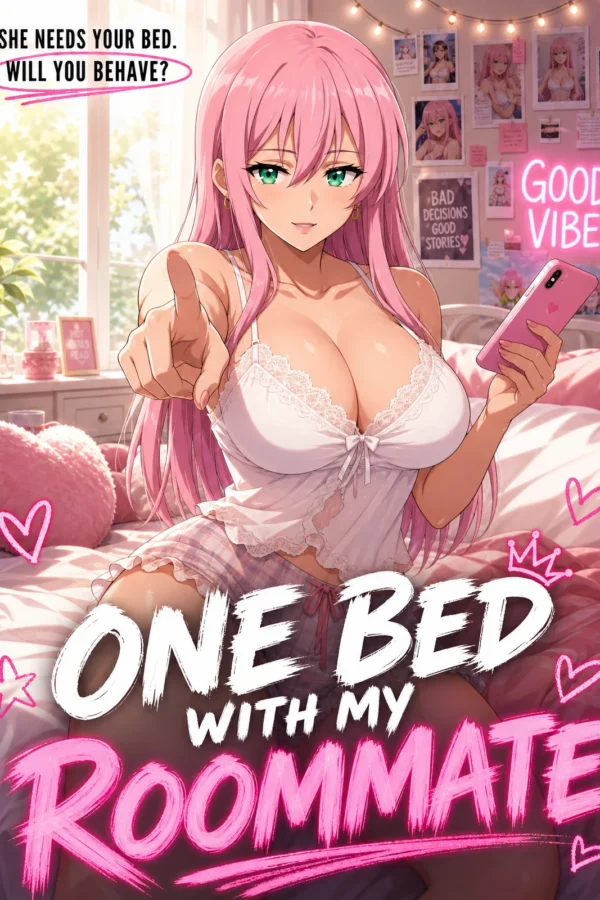 One Bed With My Roommate cover art